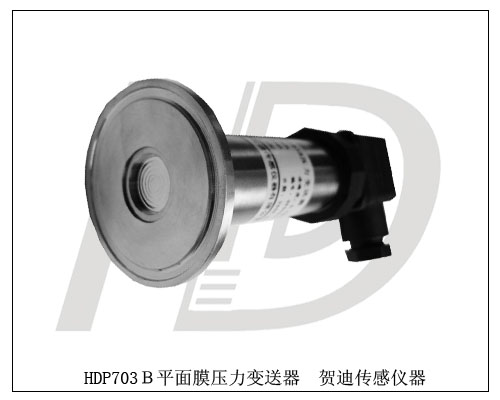 HDP703B衛生型無腔壓力變送器，衛生型無孔測試平面膜壓力變送器