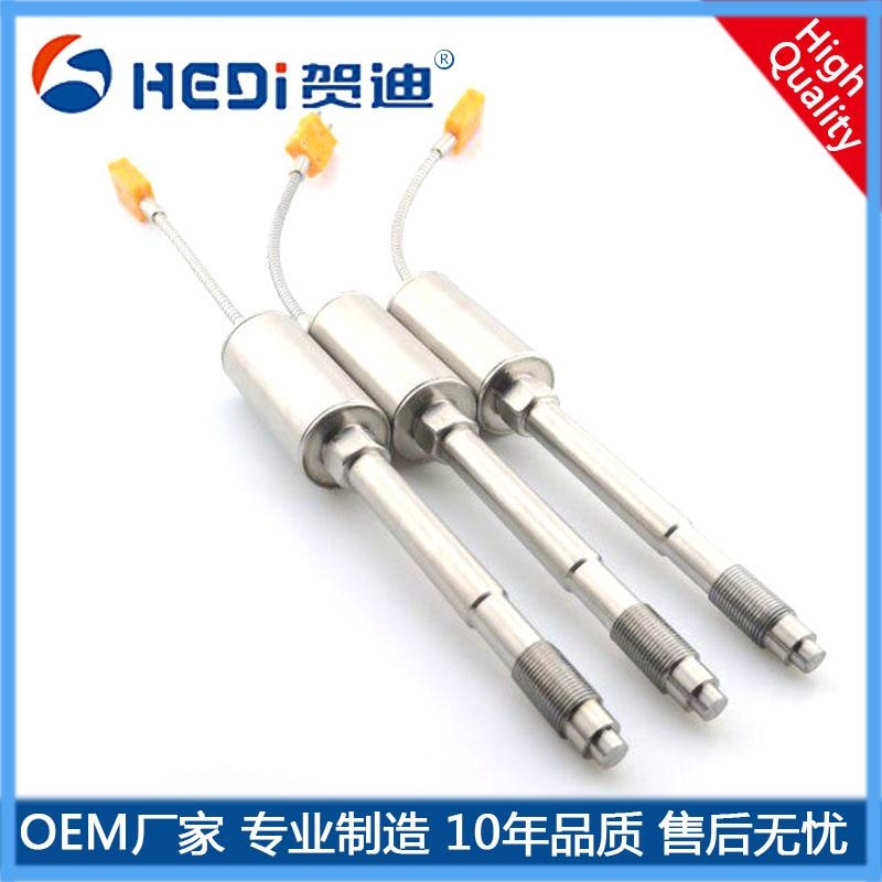 賀迪PT124高溫熔體壓力傳感器適用于化纖塑料擠出機高溫熔體-流體介質的壓力測量與控制